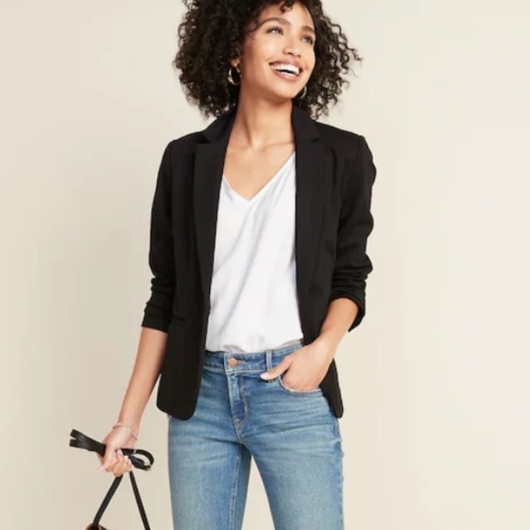 Old Navy Jackets & Blazers - Old Navy Black Ponte Blazer size L
